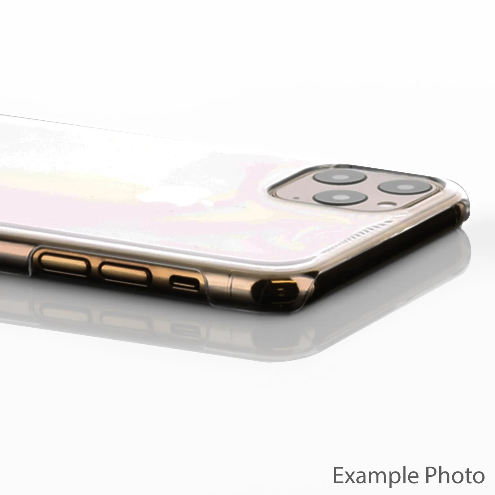 Personalised Oppo Phone Hard Case with Stylish Text and Heart Line on Textured Glitter Effect