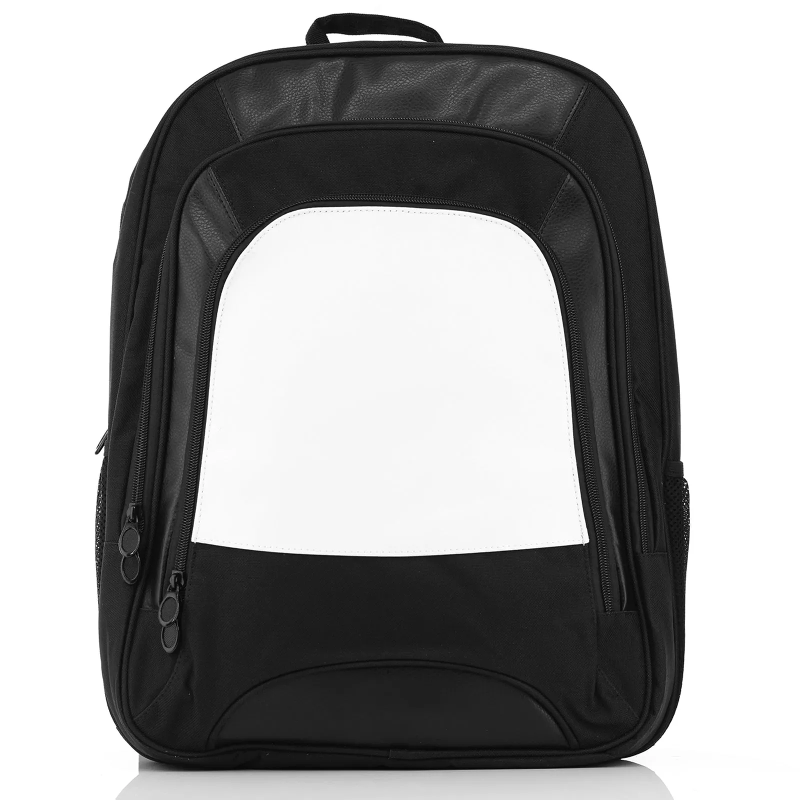 Personalised Rucksack with Rhino Red and Black Check Neck and Cute Text