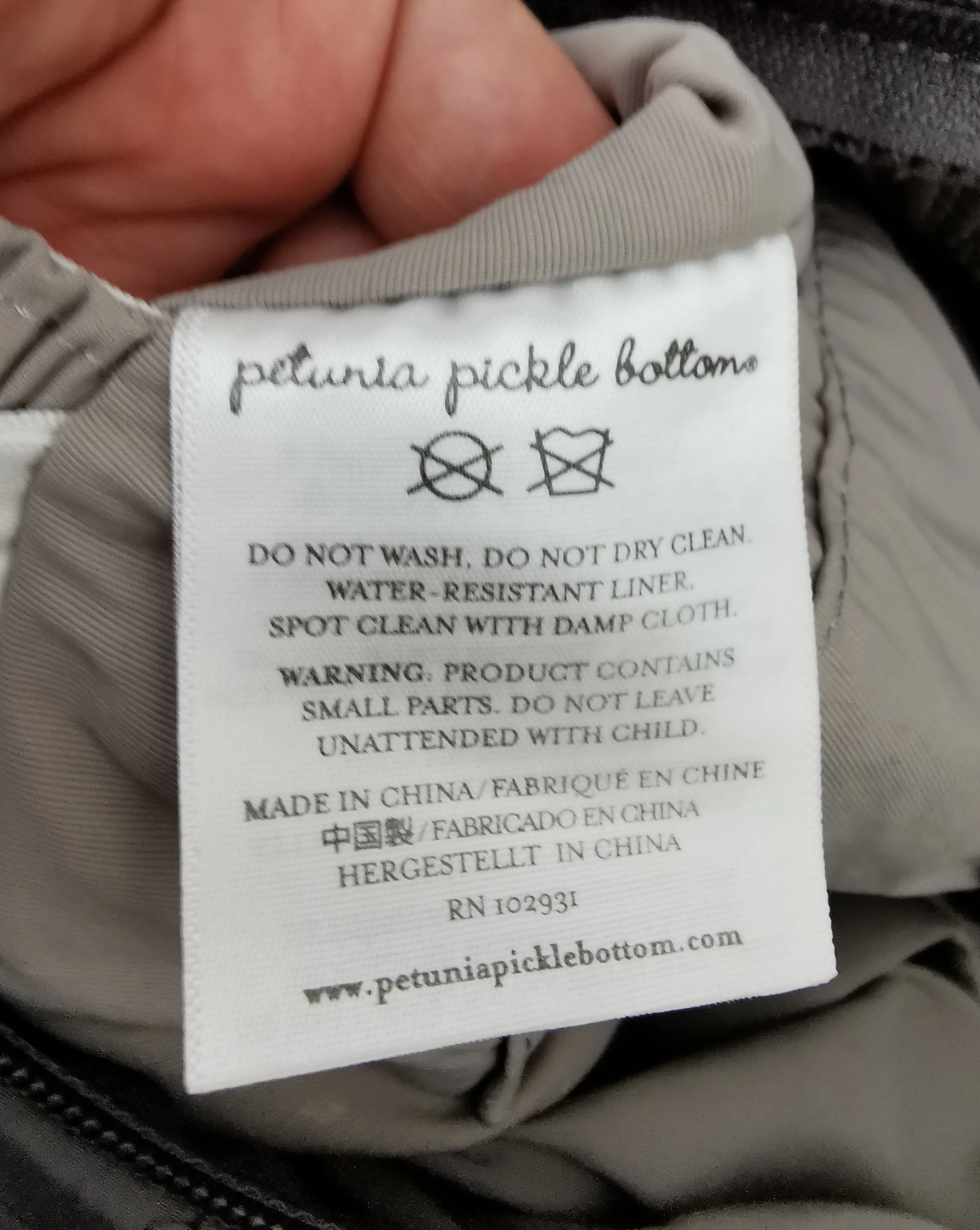 PETUNIA PICKLE BOTTOM DIAPER BAG VGUC