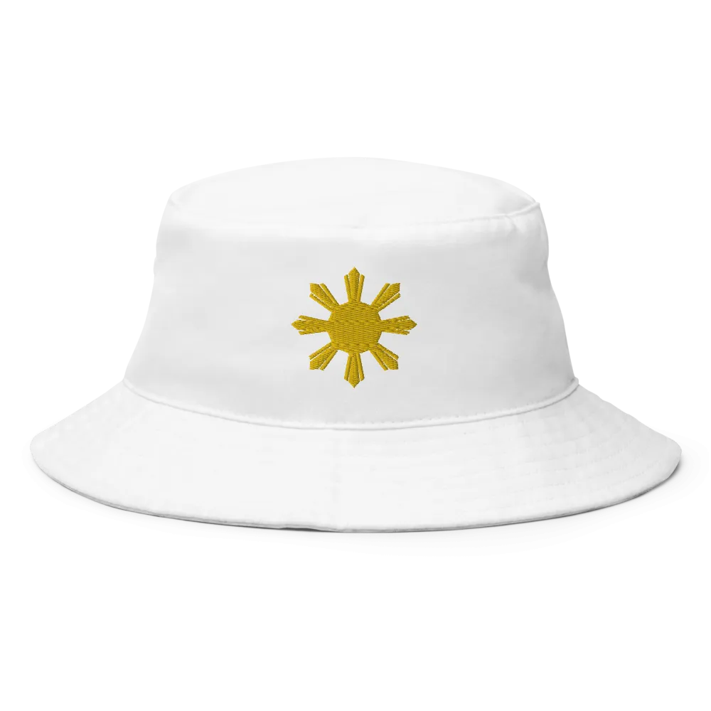 Philippines Yellow Sun Bucket Hat
