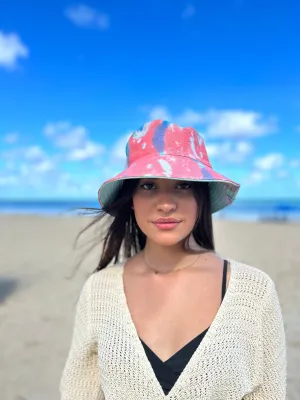 Pink Tie Dye Bucket Hat