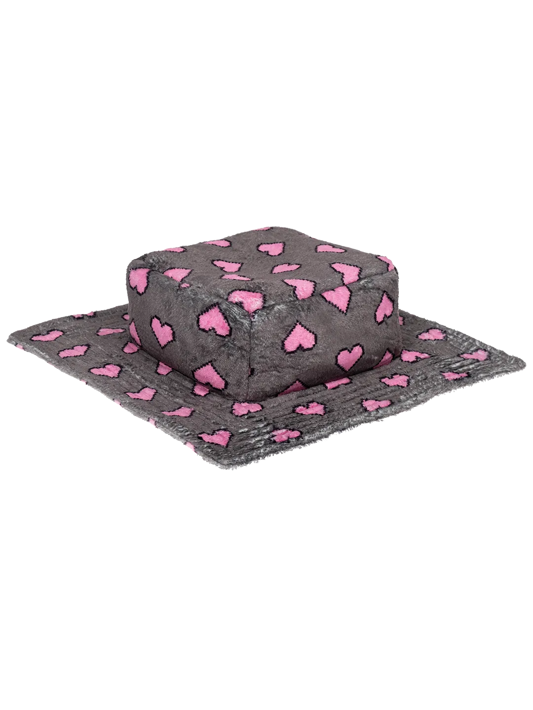 Pixel Heart Box Bucket Hat