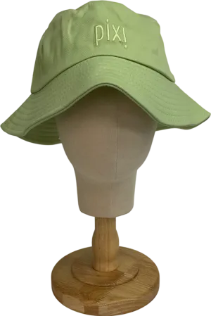 Pixi Green Essential Bucket Hat One Size