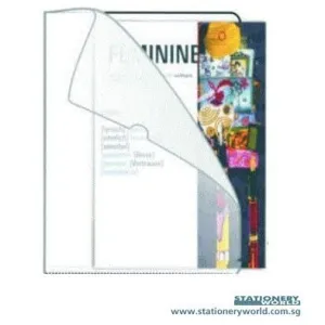 Plastic L Shape Clear Folder A3