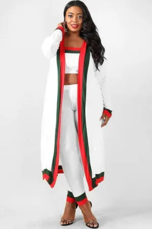Plus Size Designer Colorblocked 3 Piece Set