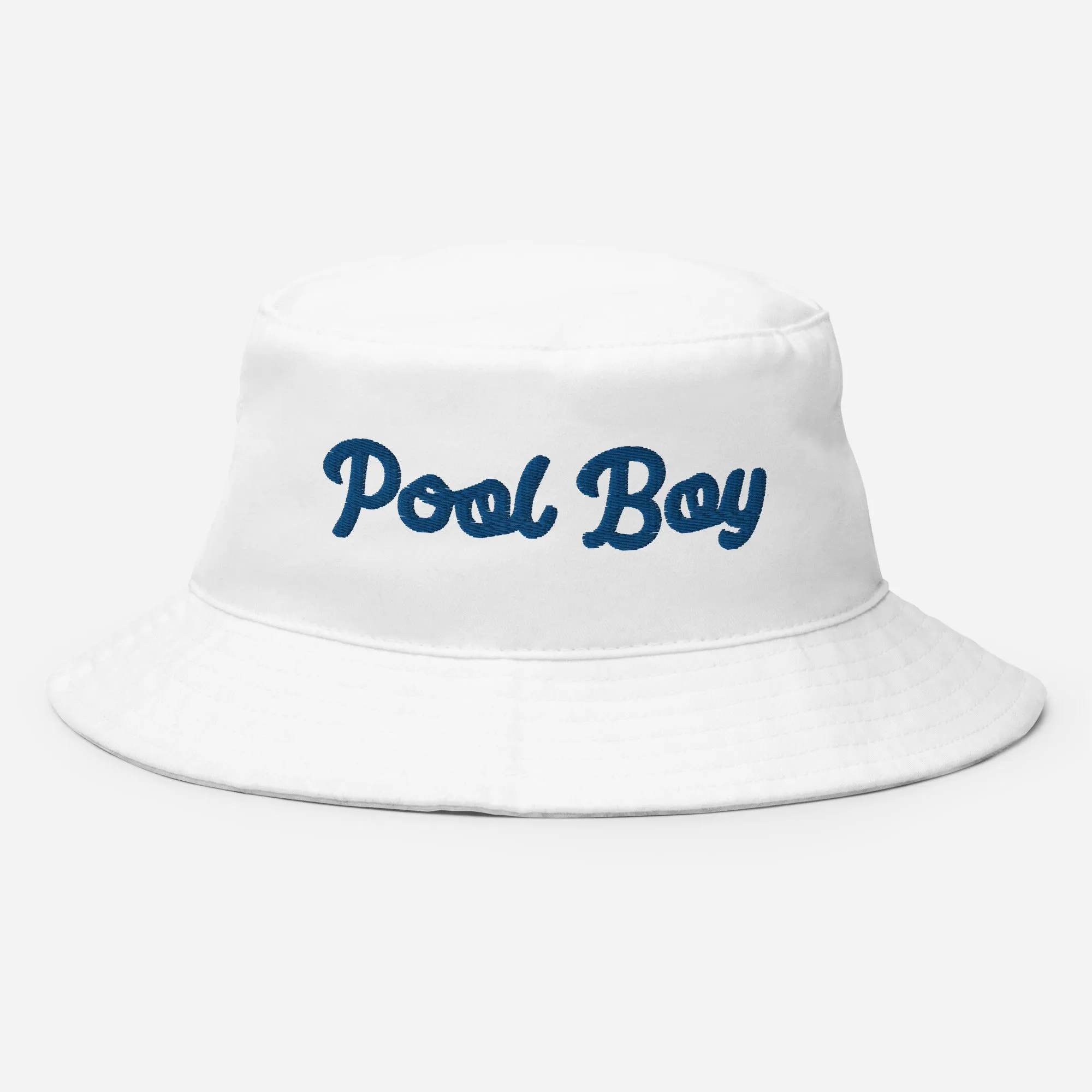 Pool Boy Embroidered Bucket Hat