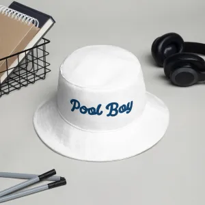 Pool Boy Embroidered Bucket Hat
