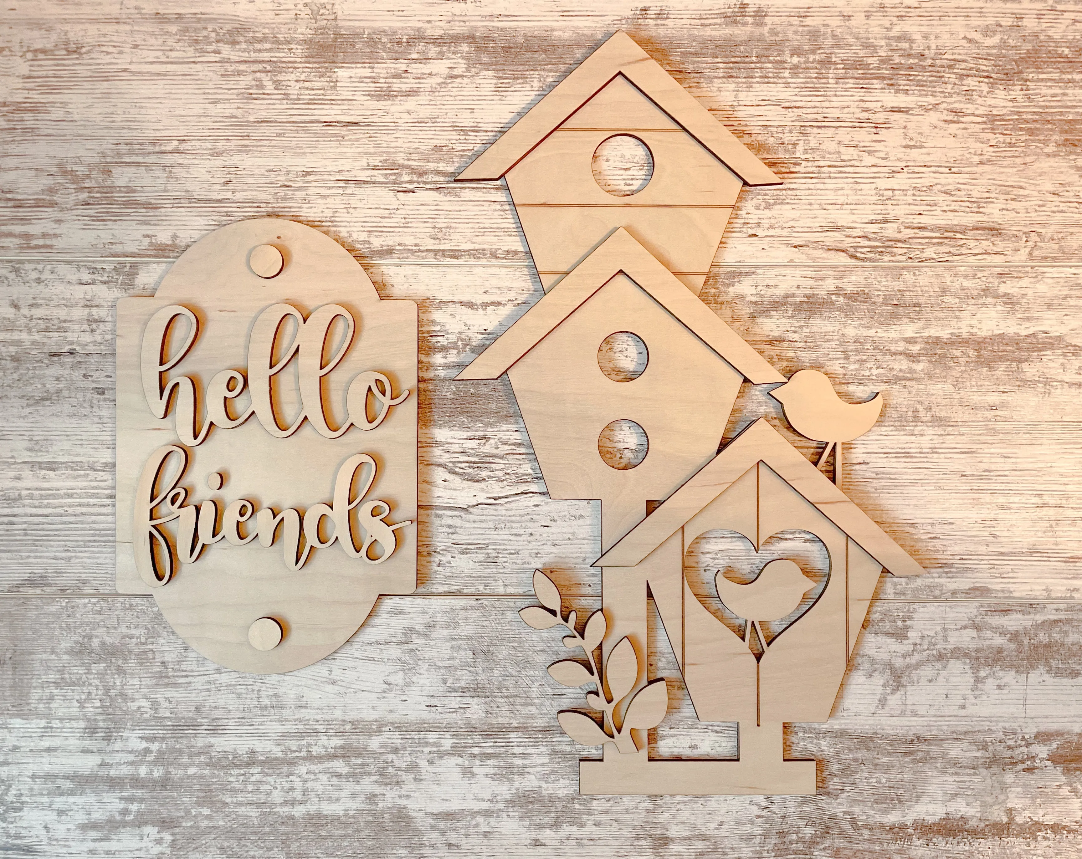 Porch Leaner Interchangeable Bird Add On DIY Kit
