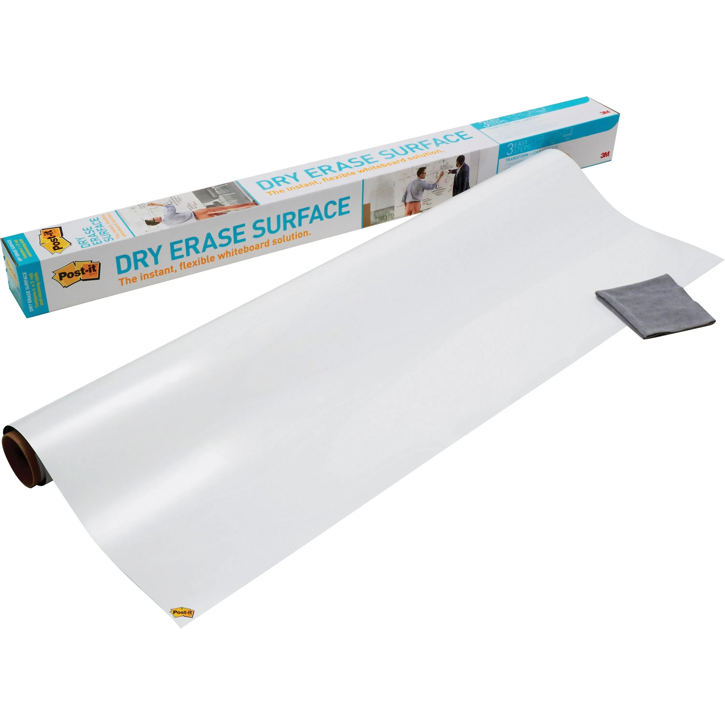 Post-it Self-Stick Dry Erase Film Surface, 36 x 24, White