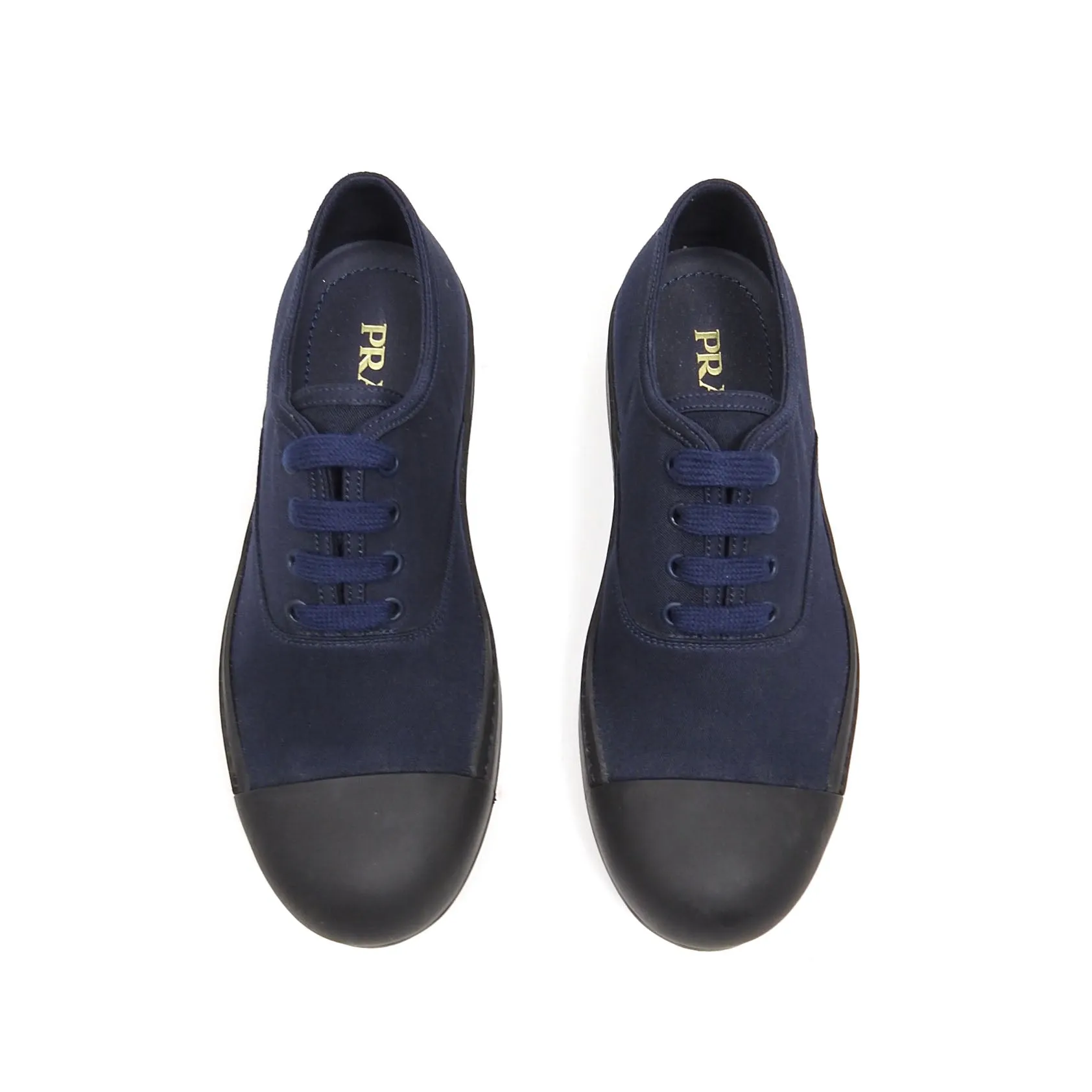 Prada Navy Shell Toe Sneaker Size 7.5