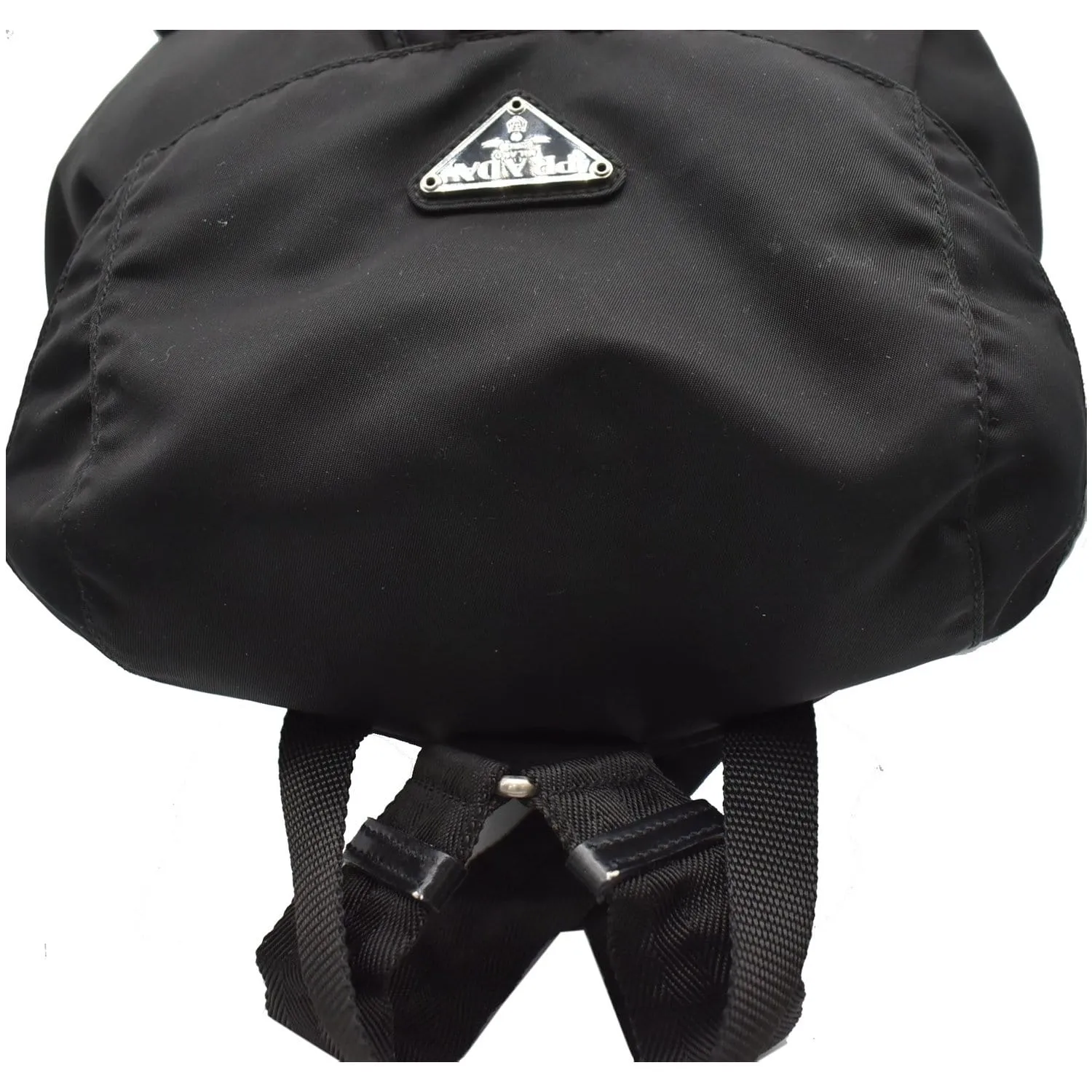 PRADA Nylon Backpack Bag Black