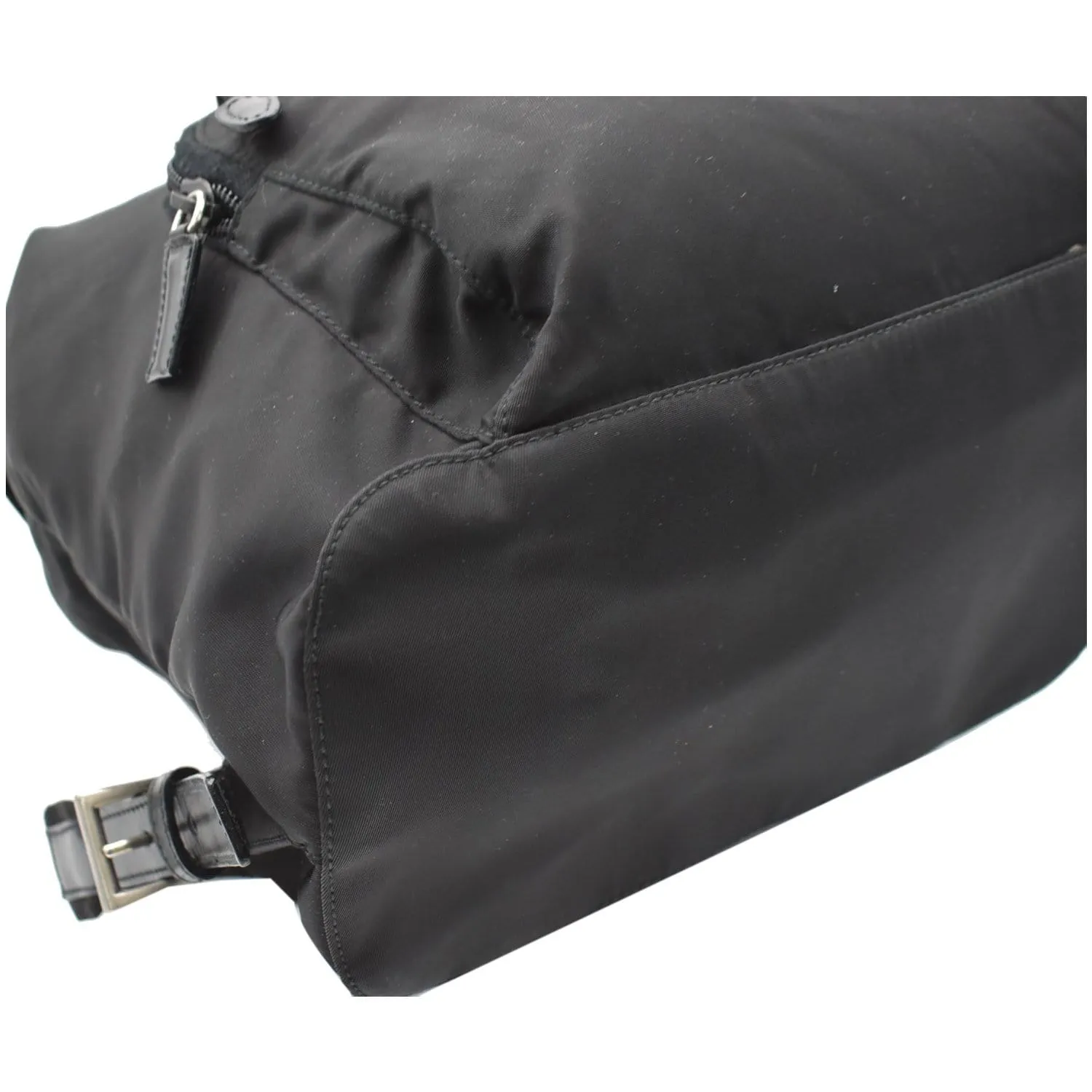 PRADA Nylon Backpack Bag Black