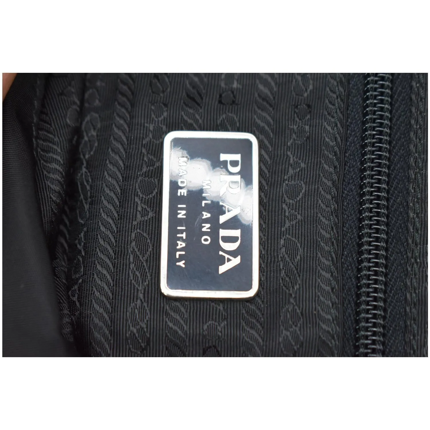 PRADA Nylon Backpack Bag Black