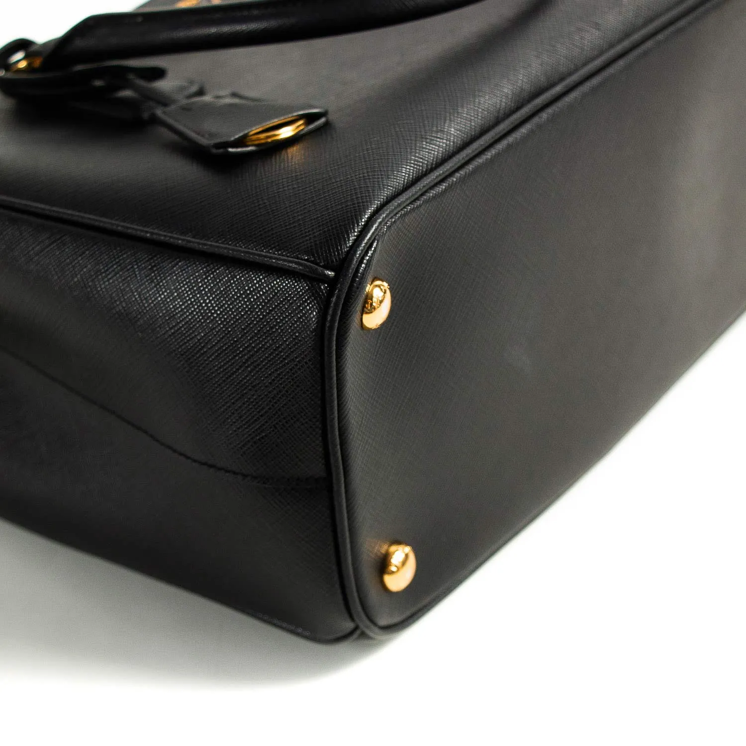 Prada Small Galleria Saffiano Double Zip Tote Bag