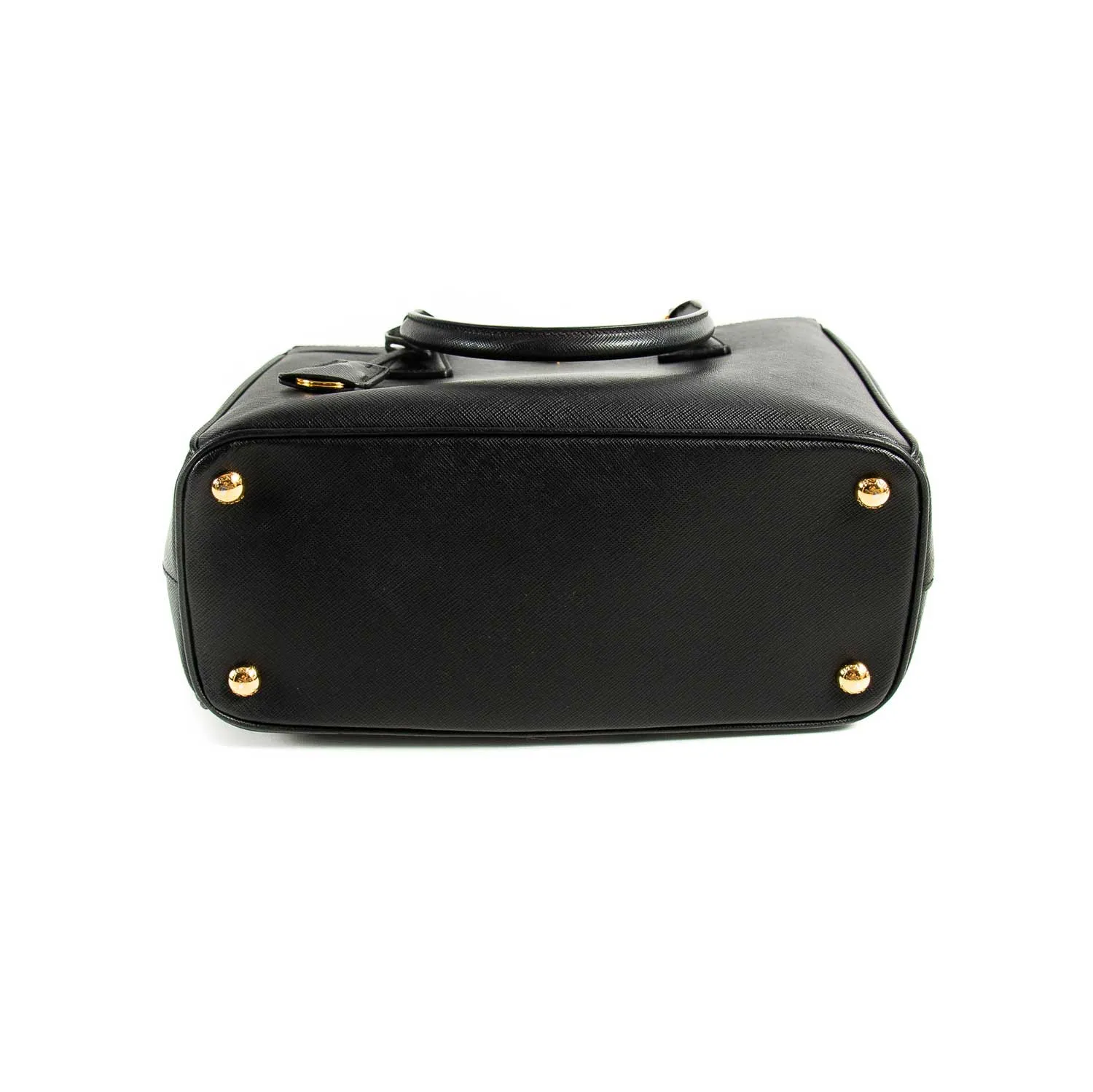 Prada Small Galleria Saffiano Double Zip Tote Bag