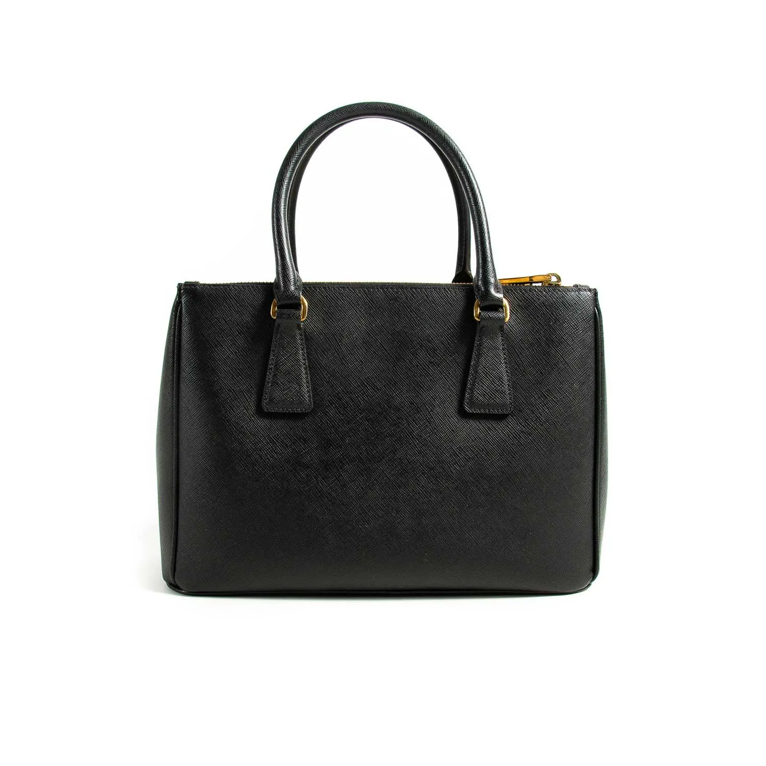 Prada Small Galleria Saffiano Double Zip Tote Bag