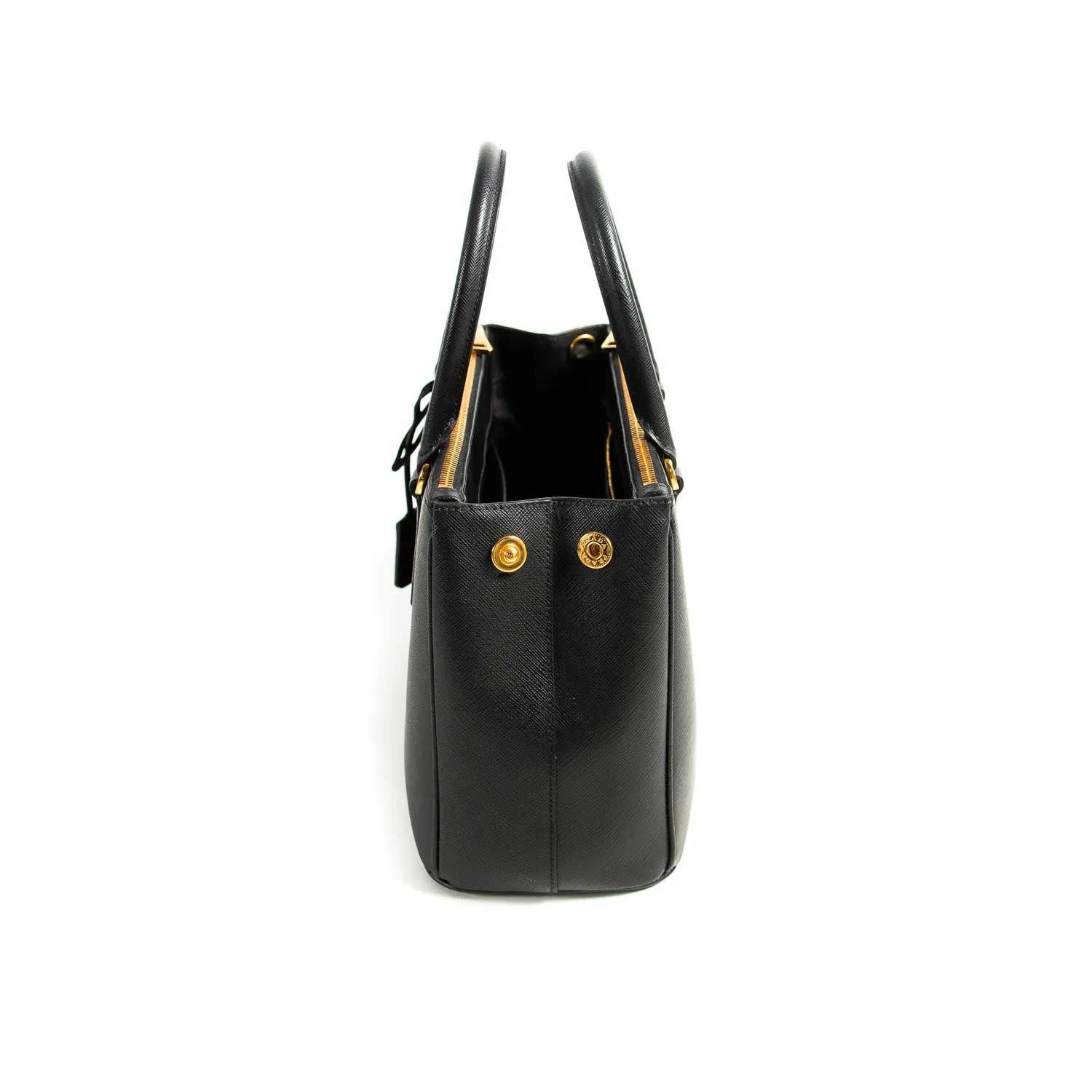 Prada Small Galleria Saffiano Double Zip Tote Bag