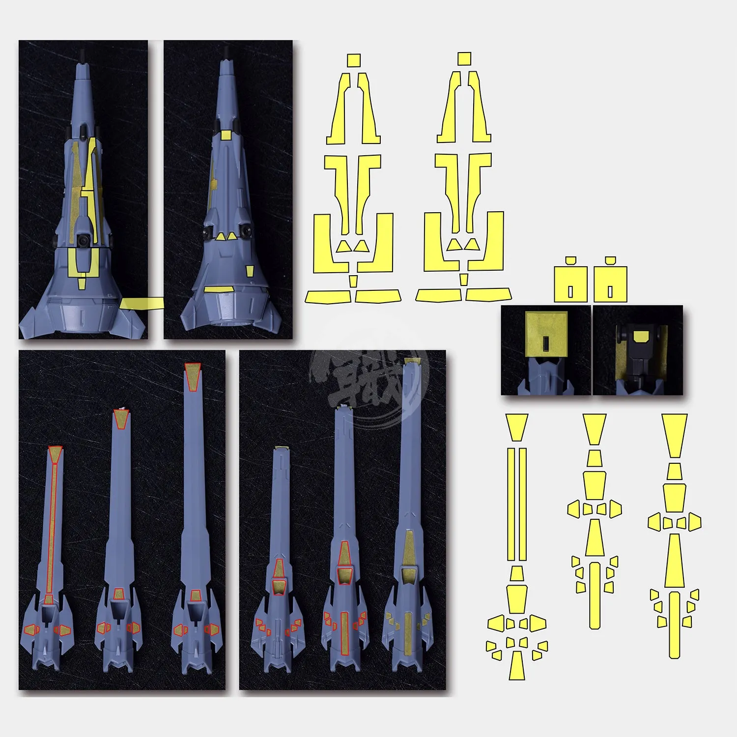 Pre-Cut Masking Tape for MG Providence Backpack