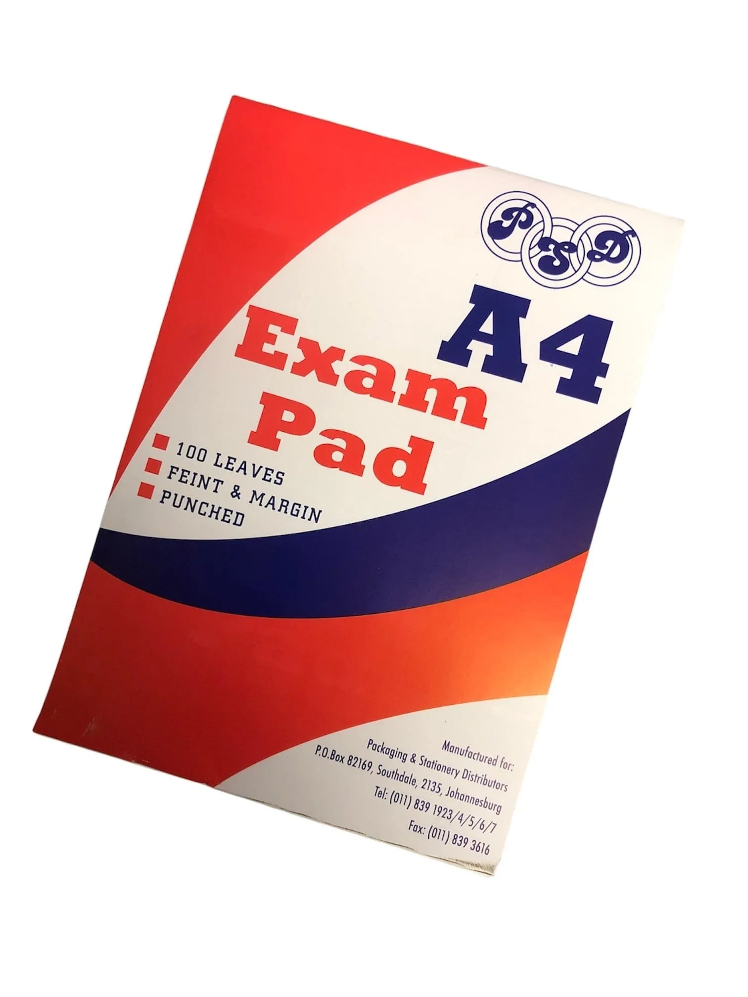 PSD 100 Page A4 Exam Pad