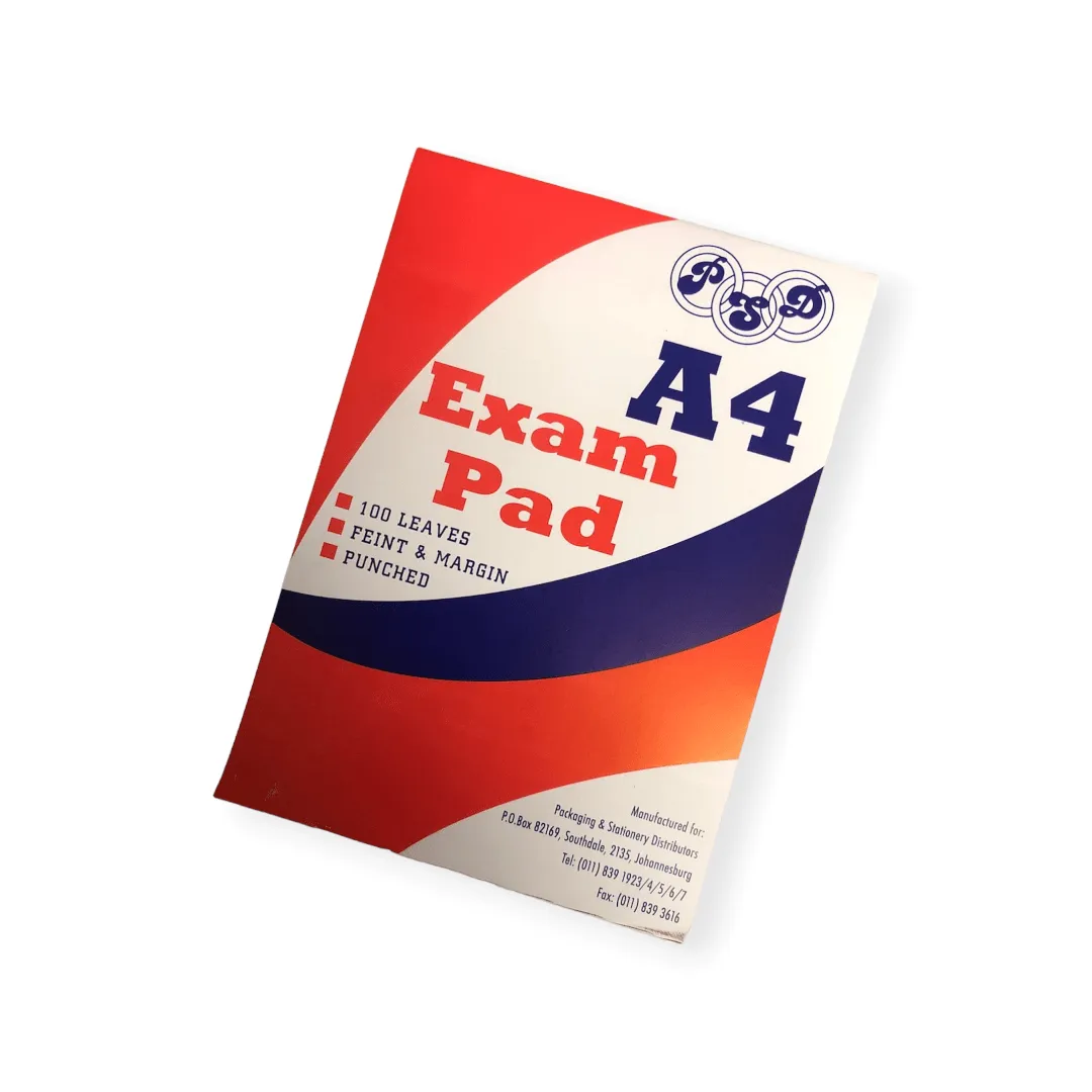 PSD 100 Page A4 Exam Pad