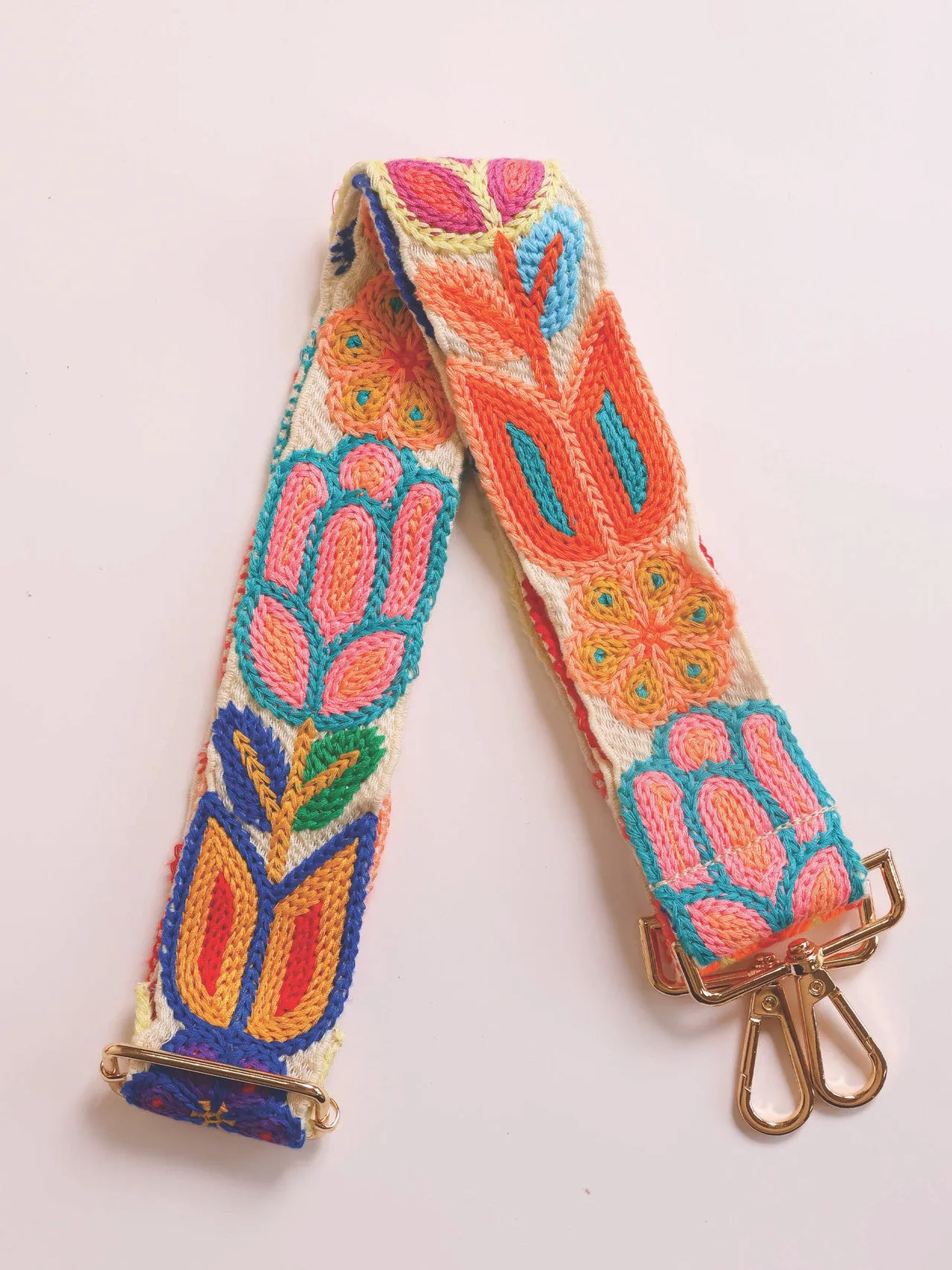 Purse Strap, Flowers