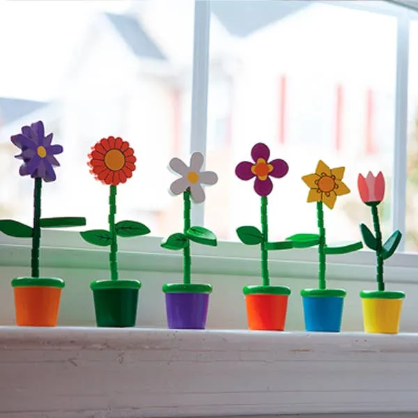 Push Puppet Flower - Set of 24