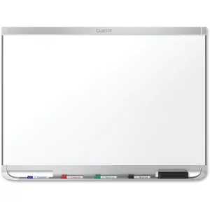 Quartet® Prestige® 2 DuraMax® Porcelain Magnetic Whiteboard, 6' x 4', Aluminum Frame