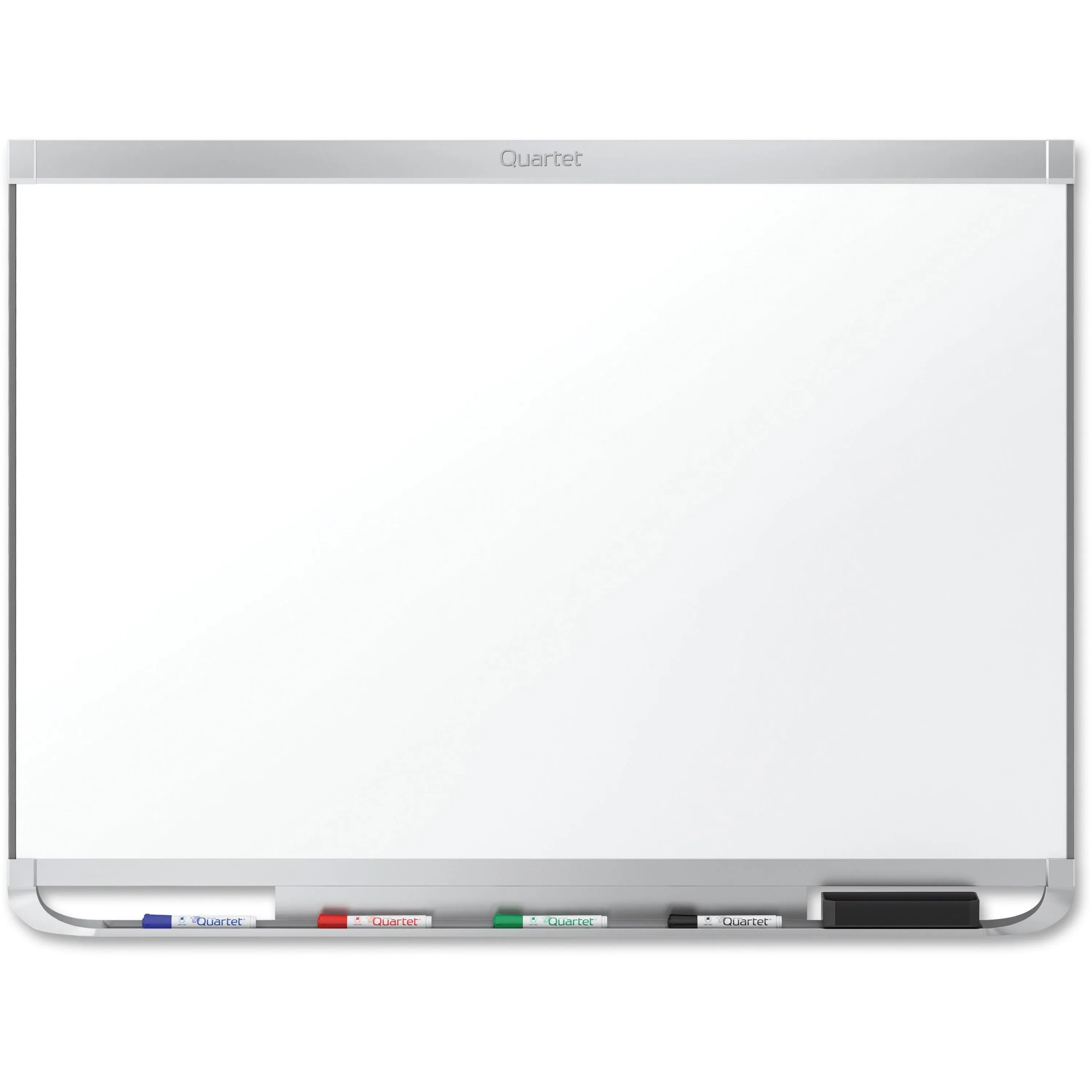 Quartet® Prestige® 2 DuraMax® Porcelain Magnetic Whiteboard, 6' x 4', Aluminum Frame