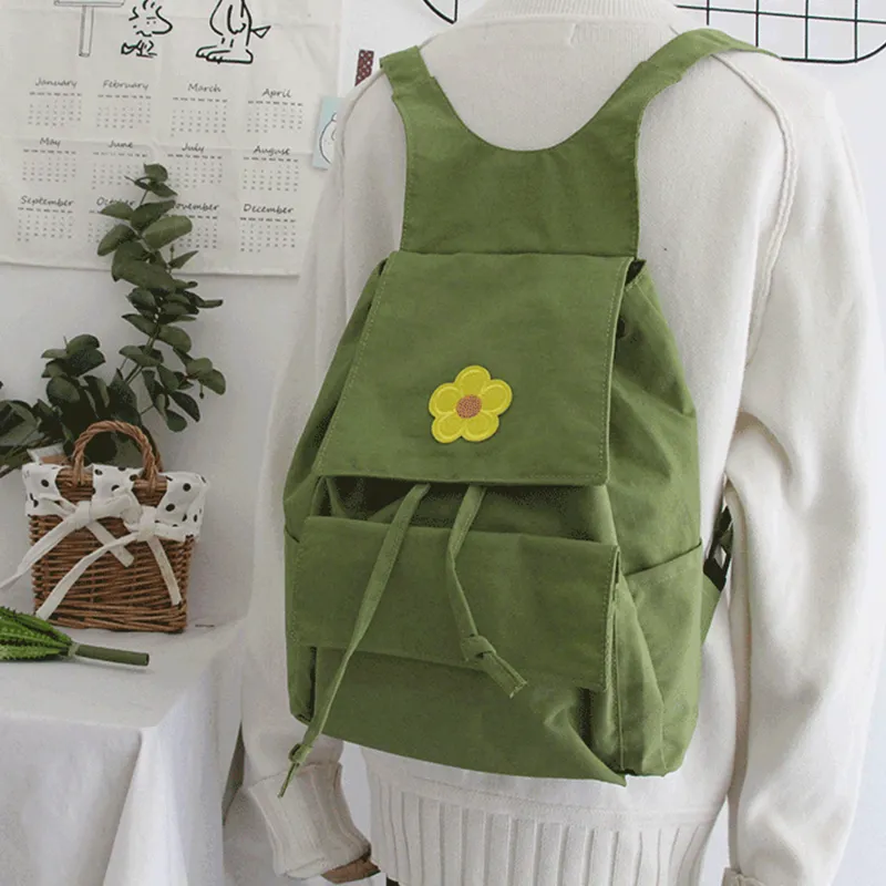 "FLOWER / Leopard" RETRO BACKPACK K071801