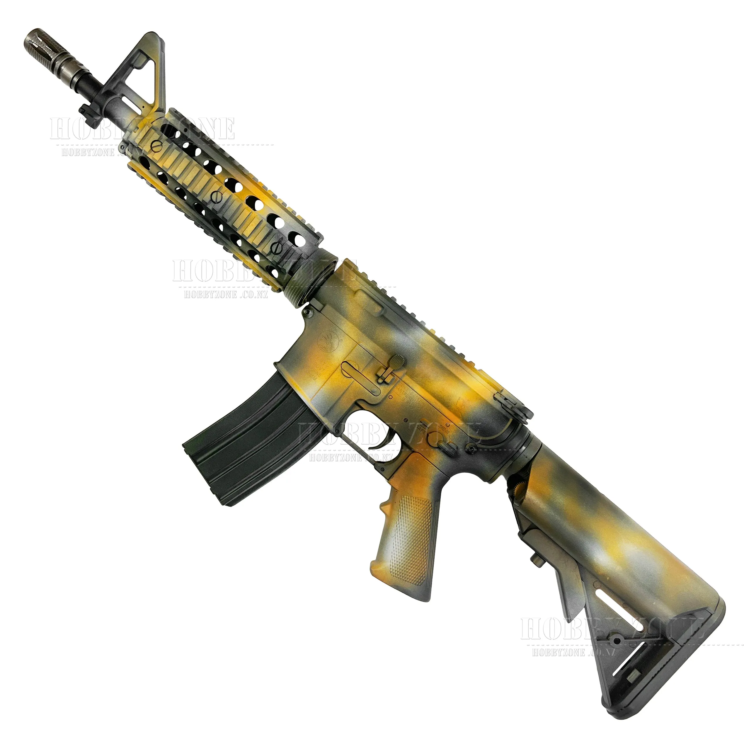 [R18 ] "Churros Inferno" Jund CYMA Warhawk M4 CQB Nylon Gel Ball Blaster [ID Check Required]
