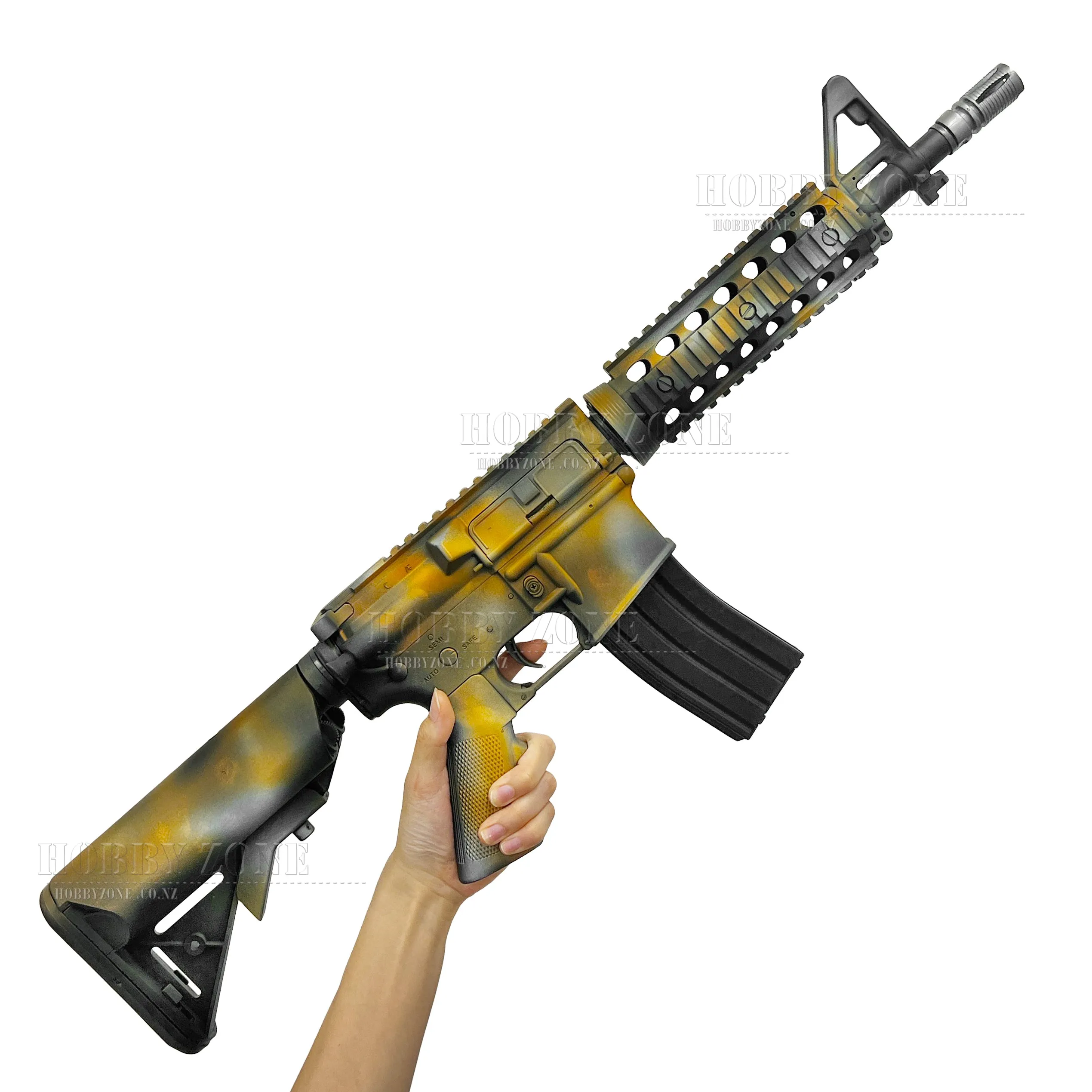 [R18 ] "Churros Inferno" Jund CYMA Warhawk M4 CQB Nylon Gel Ball Blaster [ID Check Required]