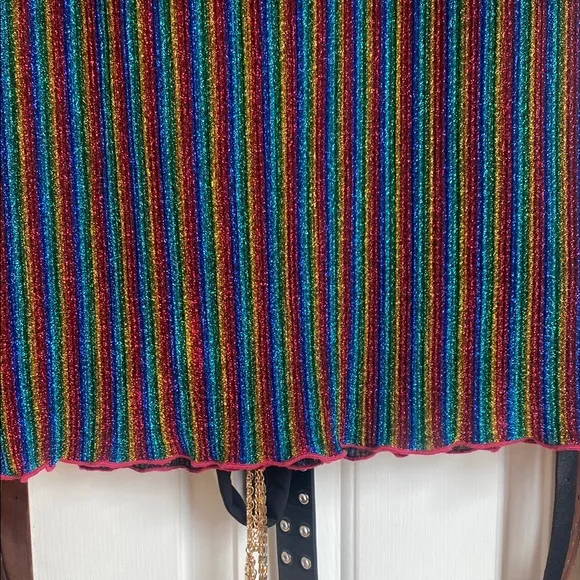 Rainbow Striped Skirt