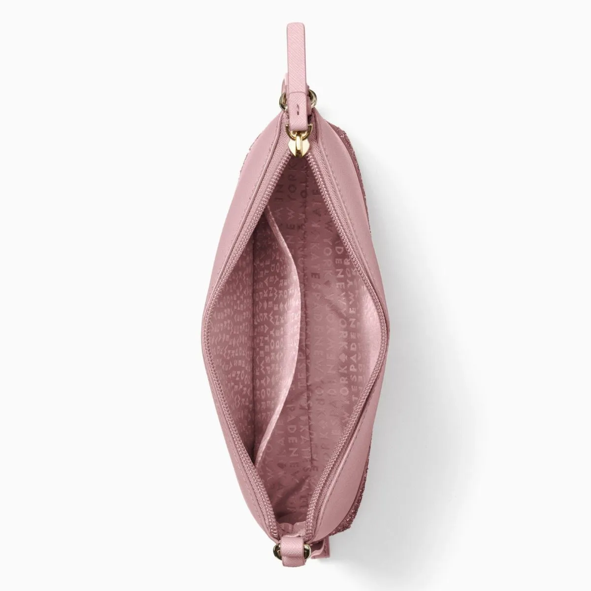 Ramey Greta Court Glitter Ramey Dusty Peony Crossbody Bag
