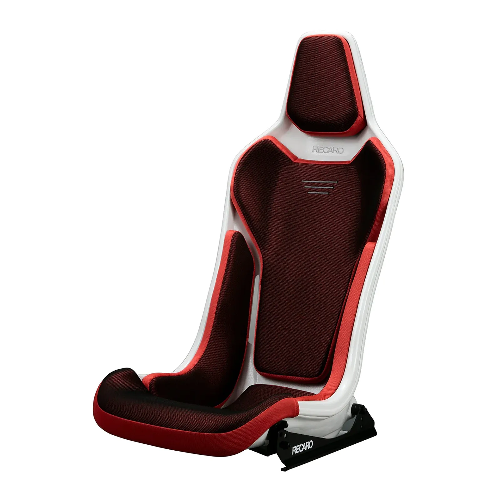 Recaro Japan Non FIA Shell Comfort Sport Seat RCS GW Gloss White Shell X Glass Mesh Fabric