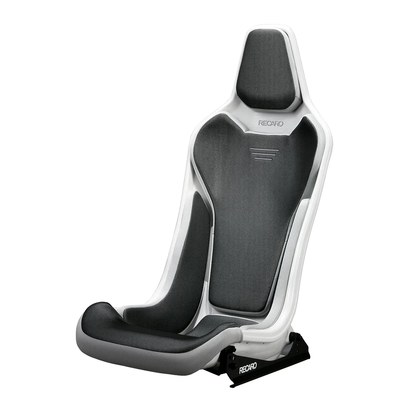 Recaro Japan Non FIA Shell Comfort Sport Seat RCS GW Gloss White Shell X Glass Mesh Fabric