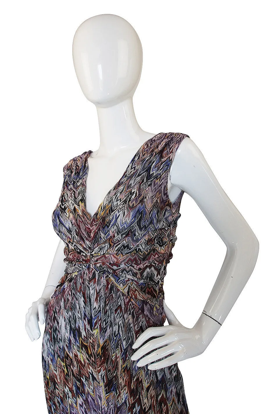 Recent Missoni Multi Color Knit Gown