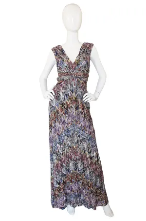 Recent Missoni Multi Color Knit Gown