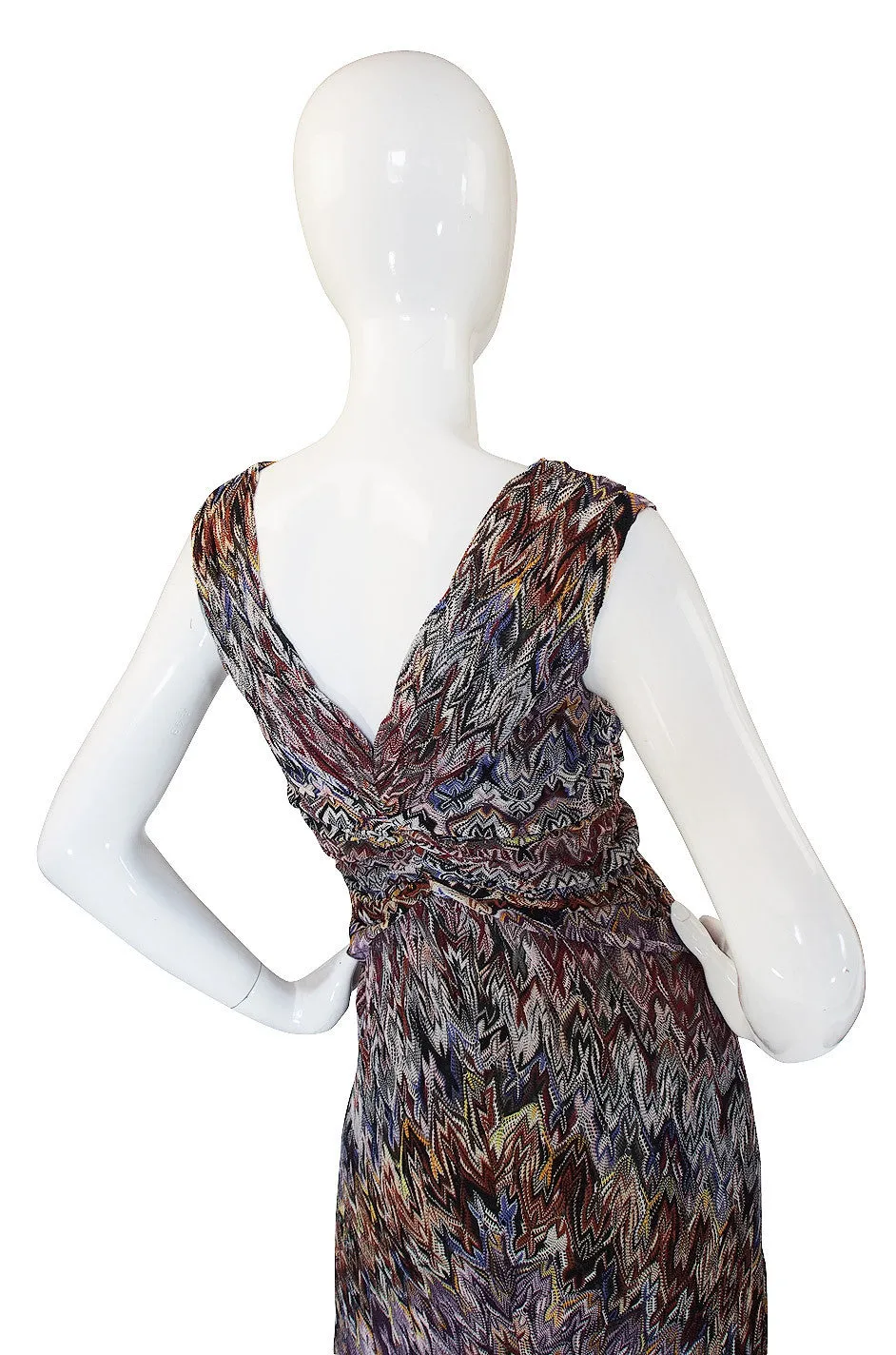 Recent Missoni Multi Color Knit Gown