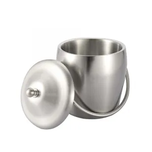 Regent Ice Bucket With Handle & Lid Stainless Steel, 1.20 Litre 41784