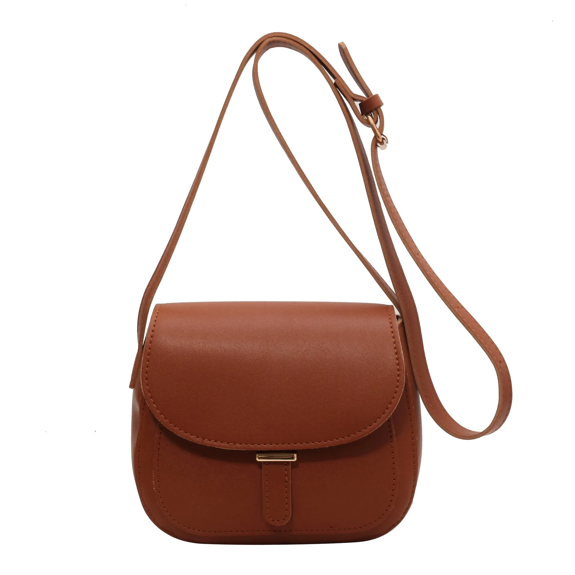 Retro Fashion Clamshell Simple Crossbody Bag