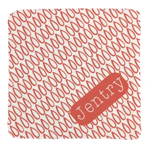 Reverse Color (White Background) Tear Drop Lovie - You pick the color!