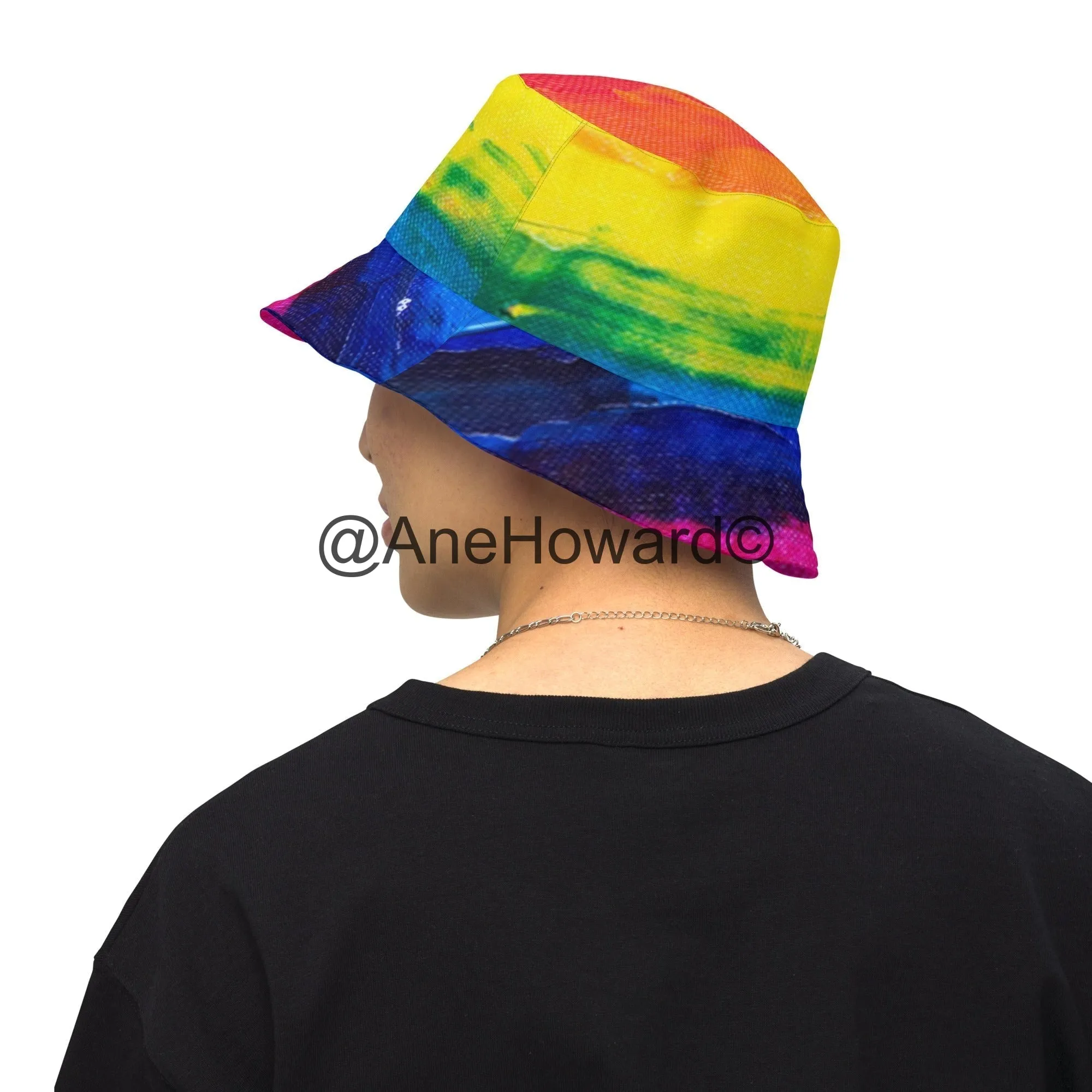 Reversible bucket hat Rainbow