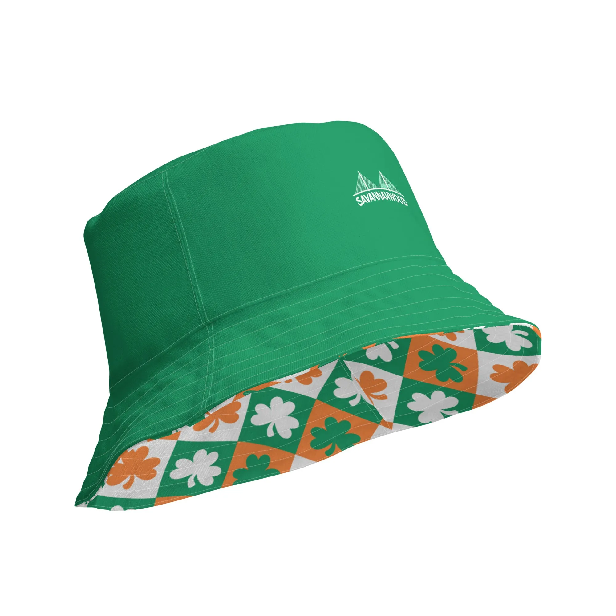Reversible bucket hat Shamrock