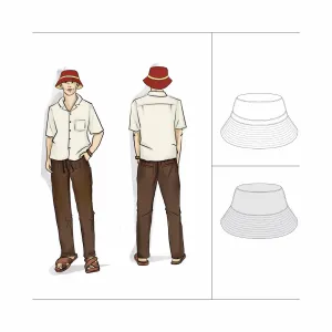 Reversible Bucket Hat XS-3XL