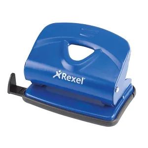 Rexel V220 2 Hole Metal 20 Sheet Punch  Blue