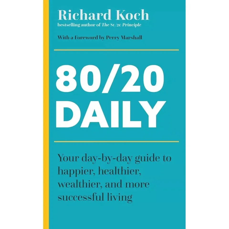 Richard Koch Collection 2 Books Set The 80/20 Principle Achieve More,80/20 Daily