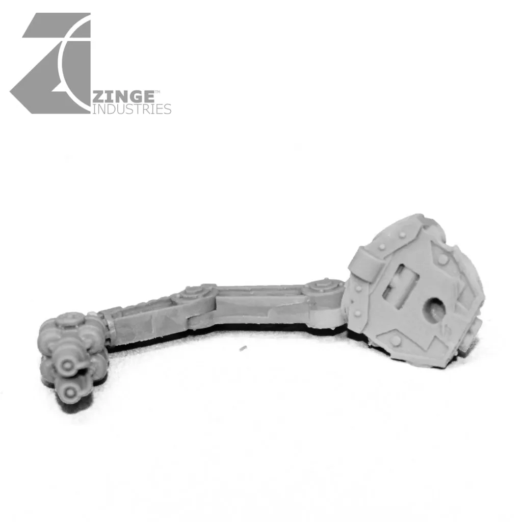 Robotic Servo Arm - 1 Arm with Various Heads - Sprue