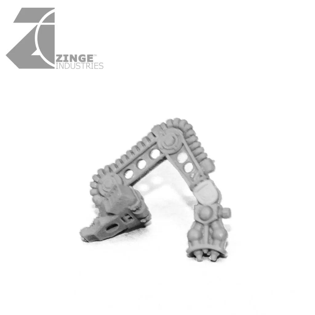 Robotic Servo Arm - 1 Arm with Various Heads - Sprue