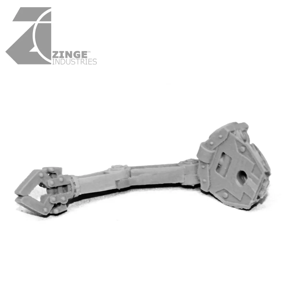 Robotic Servo Arm - 1 Arm with Various Heads - Sprue