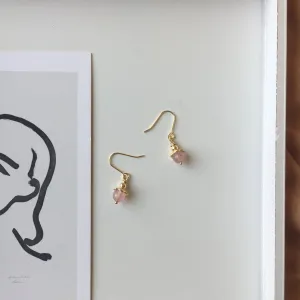 Rose Quartz Earrings